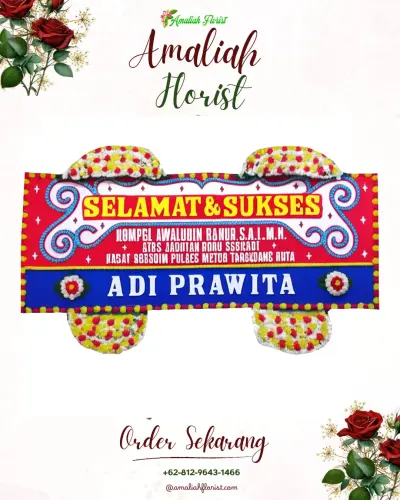 Karangan Bunga Ucapan Selamat di Sunyaragi