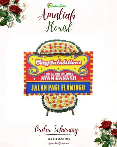 Bunga Papan Congratulation di Sunyaragi